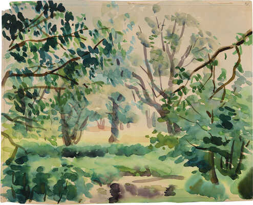 Гринберг Владимир Ариевич. Крым. Лесной пейзаж